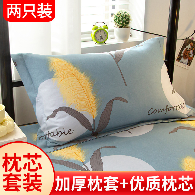 Subtle Fragrance - Blue [2 Pillow Inserts & 2 Pillowcases]