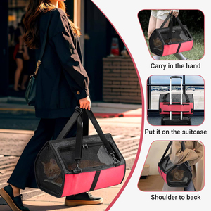 Good Quality Polyester Pet Heating Pad Luxury Portable Dog House and <b>Cat</b> Bag for Car Outdoor Travel Fashionable <b>Backpacks</b> - Product Image 5