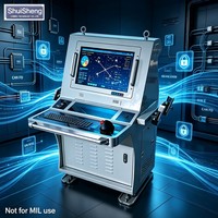 Console d'opérateur robuste pour camions et véhicules de construction, avec écran tactile étanche IP68, compatible CAN Bus SAE J1939