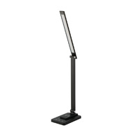 Lampe de bureau LED intelligente alimentée par USB, commande tactile, température de couleur à cinq niveaux, protection des yeux, design pliable, lecture en dortoir étudiant