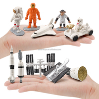 Simulation Apollo Lunar Module Set avec Aircraft Rover Model Kit Aviation Gift Toys