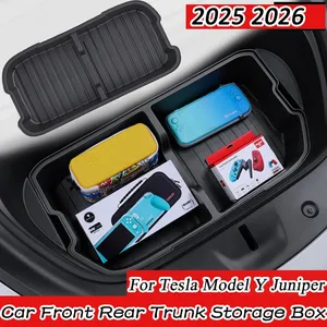 กล่องเก็บของ StarNav สำหรับรถยนต์ Model Y Juniper ปี 2025 2026 ด้านหน้า ด้านหลัง ท้ายรถ กล่องเก็บของในห้องเก็บสัมภาระ อุปกรณ์จัดเก็บและตกแต่งฝากระโปรงหน้า - Product Image 3