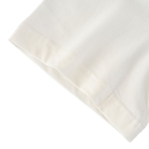 T-shirt décontracté minimaliste à col rond avec logo brodé, 100 % coton, coupe ample et respirante, idéal pour le dropshipping - Product Image 4