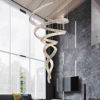 Nouvelle Arrivée Luminaire Suspendu LED Moderne à Chaîne pour Décoration Intérieure, Hôtels, Villas, Escaliers et Salons