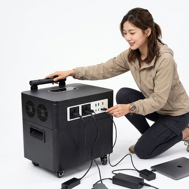 3500W Portable Power Station 3000w Solar Power Station 3072wh Mobile Energy Storage Pure Sine Wave MPPT for Home Outdoor RV