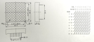 <span class=keywords><strong>Led</strong></span> Dot Matrix 8x8 pixels hình tròn 3 mét đường kính trắng cho mini dấu hiệu kỹ thuật số quầy điện tử vi bảng điều khiển phần - Product Image 3