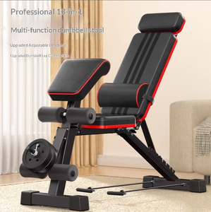 <span class=keywords><strong>Banco</strong></span> <span class=keywords><strong>de</strong></span> <span class=keywords><strong>Pesas</strong></span> Plegable <span class=keywords><strong>de</strong></span> Hierro Fundido Negro Moderno para Gimnasio <span class=keywords><strong>en</strong></span> Casa, Uso Interior, Multifuncional, para Press <span class=keywords><strong>de</strong></span> Mancuernas y <span class=keywords><strong>Abdominales</strong></span> - Product Image 2