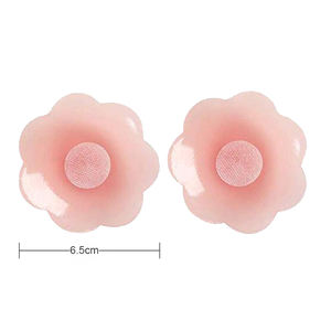 Geen Lijm En Lijm Zelfklevende Stickers Pasteitjes Naadloze Seks Geen Zelfklevende Borst Custom Siliconen Tepelhoes - Product Image 3