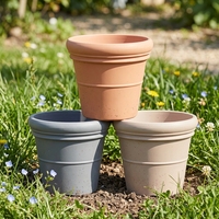 Pot Keramik Putih Mini untuk Tanaman Bonsai, Pot Bawang, Rangkaian Bunga, Bibit Taman, Plastik Mini Putih