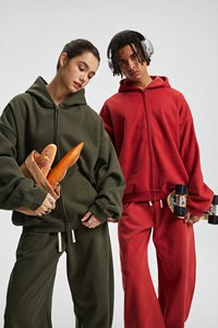 Pantalon de <span class=keywords><strong>jogging</strong></span> unisexe de haute qualité, personnalisé, droit, plissé au milieu, respirant, écologique, en <span class=keywords><strong>molleton</strong></span>, ample, décontracté, à jambe incurvée - Product Image 2