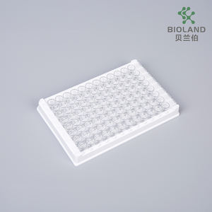 יצרן עשה היטב 8-חור נשלף מערכת החיסון נשלפת 96-גם צלחת, ברור, כוח מחייב גבוה, f-תחתון, - Product Image 5