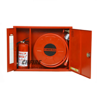 Boîte à enrouleur de tuyau d'incendie combinée pour la sécurité incendie, armoire de protection incendie