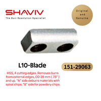 Tête SHAVIV ébavurage lame grattoir type G/L/Q coupe couteau tondeuse