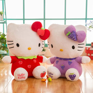 Peluche a Forma di Gatto Fragola, Giocattolo Morbido per Bambine, Regalo di Compleanno e San Valentino - Product Image 6
