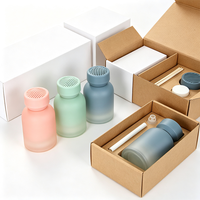 Diffuseur de parfum pour voiture en verre dégradé 4oz/120ml avec bouchon à vis, vide, sans flamme, pour aromathérapie