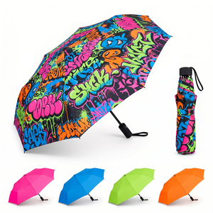 Paraguas Plegable de 3 Secciones, Resistente, con Protección UV, Impermeable, Compacto, para Viajes, Sol y Lluvia, Personalizable con Impresión de Logotipo, Venta al Por Mayor - Product Image 3