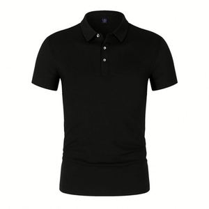 Prinprinted Tshirts T-shirt Custom Restaurant Uniform Cotton Polo Shirts With Custom logo Free Shipping Males Yellow - Product Image 4