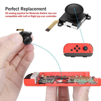 Kit de herramientas de reparación con palancas analógicas 3D para Switch OLED Joy-Con Controller para Switch Lite Lock Hebillas Accesorios de juego