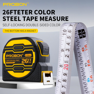 Probon Tape Measure 8M 26Ft Self Locking Auto Lock Dual Print Professional With Strong Magnet - Product Image 5