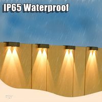 Lámpara de Pared LED Solar para Exteriores, Impermeable, para Terraza, Jardín, Valla, Pared Exterior