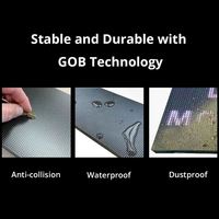 Écran LED d'affichage numérique portable Gob P1.8 P2.5 pour intérieur, idéal pour l'éducation, les salons professionnels et les magasins - Mur vidéo portable 1200 nits de luminosité