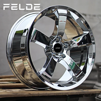 Jantes forgées tout-terrain chromées monobloc 6061-T651 Turbofan de 18 à 24 pouces 5x114.3 5x5 pour Nissan GT-R Ram 1500 TRX