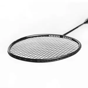 TI-N 80-85G HM grafite sólida sentir núcleo de espuma interna baixa vibração WHIZ raquetes de badminton marca