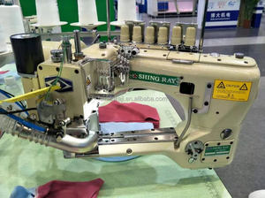 Machine à coudre industrielle plate à quatre aiguilles et six fils ShingRay FW-740 avec coupe-fil - Product Image 3