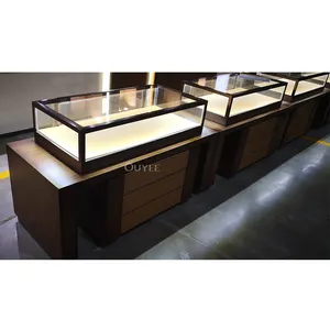 Luxury Modern Jewelry Store Display Furniture With Jewellery Shop Counter