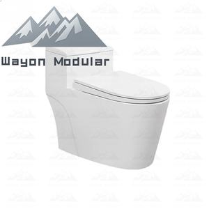 WC monobloc moderne blanc Wayon avec <span class=keywords><strong>chasse</strong></span> <span class=keywords><strong>d</strong></span>'<span class=keywords><strong>eau</strong></span> double et siège à fermeture douce pour appartement de luxe WW-ZBQ - Product Image 3