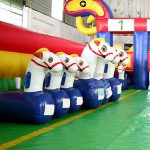 Terrain de course de derby gonflable, <span class=keywords><strong>jeu</strong></span> de course de chevaux gonflable, jeux de <span class=keywords><strong>poney</strong></span> gonflables étanches pour enfants - Product Image 2