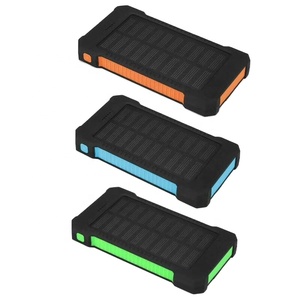 Caliente Banco de la energía Solar impermeable Cargador Solar de 8000mAh, 2 puertos USB <span class=keywords><strong>externa</strong></span> cargador banco de energía para Xiaomi MI <span class=keywords><strong>iPhone</strong></span> <span class=keywords><strong>8</strong></span> smartphone - Product Image 1