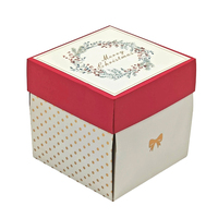 Boîtes cadeaux en papier surprise colorées personnalisées OEM pour fêtes, Noël, anniversaires, emballage de cadeaux multicouches avec couvercle