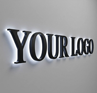 Letreros con Retroiluminación LED Personalizados para Publicidad Comercial - Uso en Exteriores para Empresas, Hospitales, Edificios, Bares (Resistentes al Agua IP65)