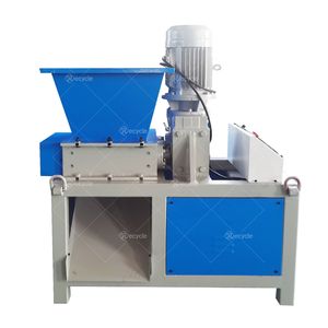 Günstige Doppel welle tragbare Mini Schrott Shredder Maschine Kunststoff Brecher Festplatte Shredder