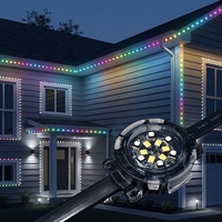 Lampu Karnaval Pixel RGB 24V yang Dapat Diprogram, Lampu Titik LED 40mm untuk Wahana Hiburan Taman Bertema, LED PC IP65 CRI90