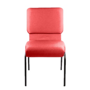 Silla de auditorio de iglesia de salón de metal acolchada apilable diseño entrelazado para uso en cine y teatro de <span class=keywords><strong>Hotel</strong></span> - Product Image 3