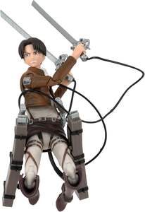 Action Figure <span class=keywords><strong>Anime</strong></span> <span class=keywords><strong>Levi</strong></span> da 6,5 Pollici in PVC con Visi Intercambiabili e Mani e Armi Alternative - Product Image 5