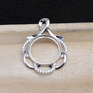 Accessoire DIY en argent S925 pour bijoux, pendentif en nacre en forme de fleur de 15,2-15,4 mm, taille 3 mm, accessoire 5768 - Product Image 4