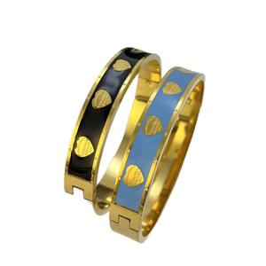 จีนี - กำไลข้อมือดีไซน์ใหม่ กำไลข้อมือผู้หญิง กำไลทอง 18K - Product Image 4