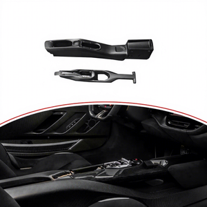แผงคอนโซลกลางคาร์บอนไฟเบอร์แบบแห้ง รุ่นอัพเกรดสไตล์ SF90XX สำหรับ Ferrari SF90  วัสดุ Pre-Preg แท้  ชุดแต่งคอนโซลภายในห้องโดยสาร - Product Image 1