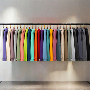 Sweat-shirts pour hommes en gros, de qualité supérieure, avec logo personnalisé, 70% coton, 30% polyester, vêtements sans marque - Product Image 2