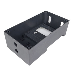 Plastic Injection Mold For Abs Pvc Pc Black Coated Box Cover Housing With Custom Service Abs Black Color Box