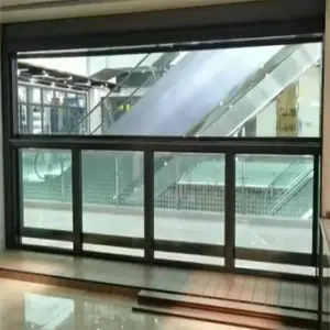 D-TOP SHENZHEN 2023 NEW 알루미늄 프레임 이중 유리 슬라이딩 창 알루미늄 유리 자동 수직 슬라이딩 집 창