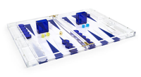 Backgamon acrylique luxe Lucite Backgammon acrylique jeu ensemble produit