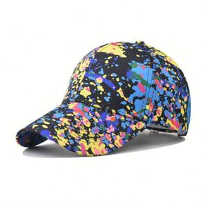 Nouvelle Casquette de Baseball Colorée Style Graffiti pour Activités de Plein Air, Sportive et Urbaine, avec Logo Personnalisé, en Tissu Standard - Product Image 2