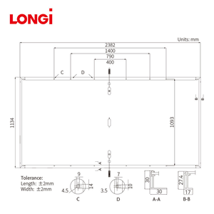Longi 182 Mono <strong>Photovoltaic</strong> Half <strong>Cells</strong> Prices 665W 670W Solar Panels for Solar Station - Product Image 4