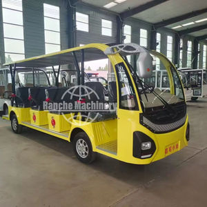 Navette touristique économique, configuration élevée, bus électrique de tourisme 17 places, bus de vacances de luxe, porte RC, batterie au plomb-acide - Product Image 1