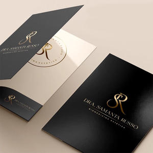 फ्लैप प्रस्तुति के साथ प्रचार फैंसी फ़ाइल फ़ोल्डर फ़ोल्डर कस्टम लोगो - Product Image 1