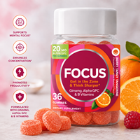 Gummies Énergétiques Personnalisées aux Plantes et Vitamines – Commandes en Gros – Soutien Naturel à Base de Plantes pour la Concentration et l'Immunité – Fabriqué en Chine – Marque Privée OEM/ODM